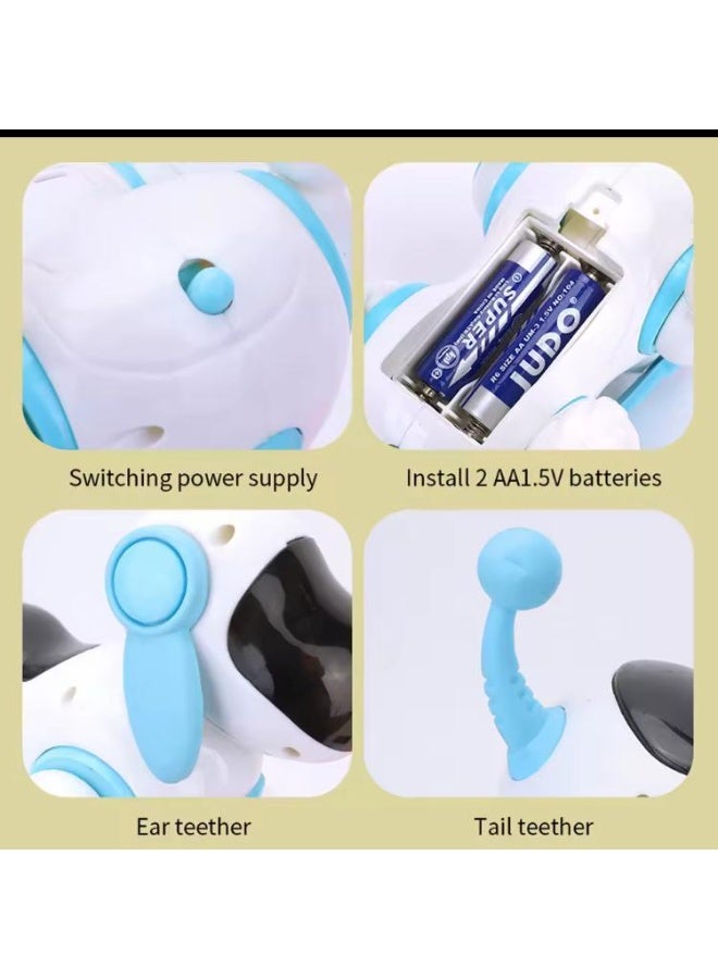 روبوت كلب روبوت تفاعلي ذكي لعبة كلب يمشي مع إضاءة و موسيقى - Image 4