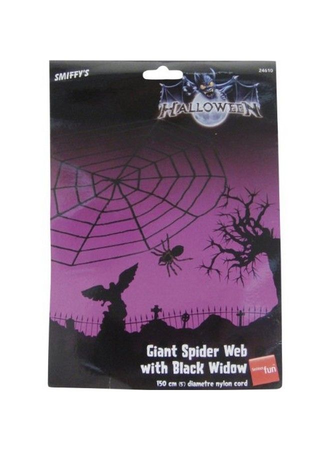 Smiffys Spider Web With Spider  Large - Image 1