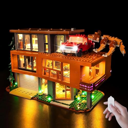 BrickSoul Upgrade Light Kit for Lego 21354 Twilight The Cullen House Building Set with ONOff Dimmer Switch Hidden Cable Tech Easy Install Lighting Set 21354 Set NOT Included - Image 1