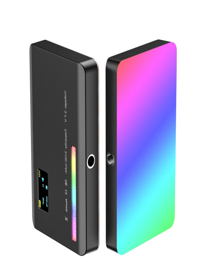 Ulanzi VIJIM VL120 RGB Mini LED Video Light 2500K-9000K Photography Fill-in Light Dimmable CRI95+ 20 Lighting Effects Built-in Rechargeable Battery with Silicon Diffuser Cold Shoe Mount Adapter for Vlog Live Broadcast Portraits Weddings Photography - Image 1