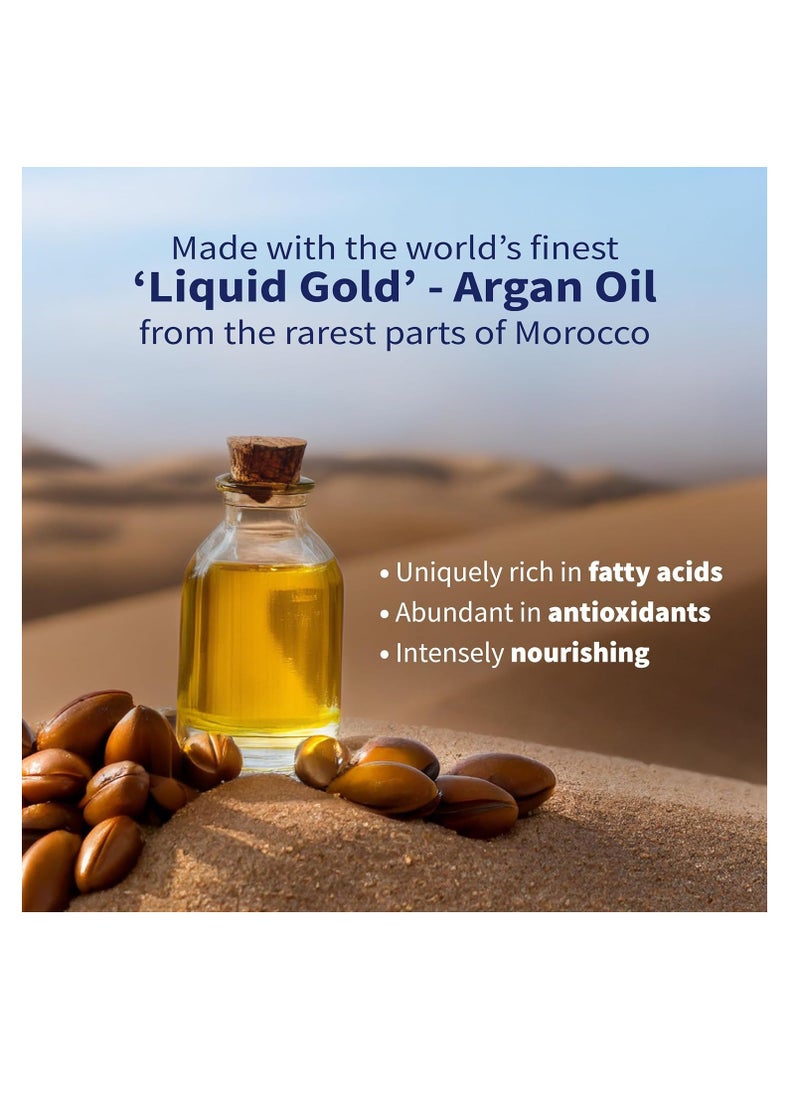 StBotanica - St.Botanica Moroccan Argan Oil Shampoo for Dry and Frizzy Hair with Vitamin E  Rosemary  Jojoba Oil for Frizz Smoothness Softness  Shiny Hair Sulphate  Paraben Free 300 ml  Pack of 1 - Image 1