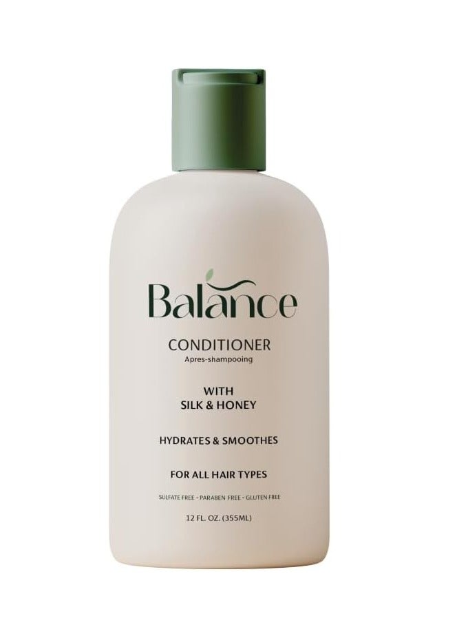 Balance Hair Care Essential Conditioner with Silk & Honey 355ml