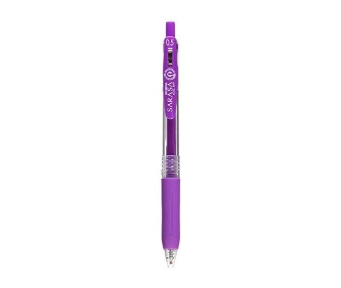 Zebra Technologies Zebra Sarasa Clip Pen 0.5 mm - 1 Purple Pen - Image 2