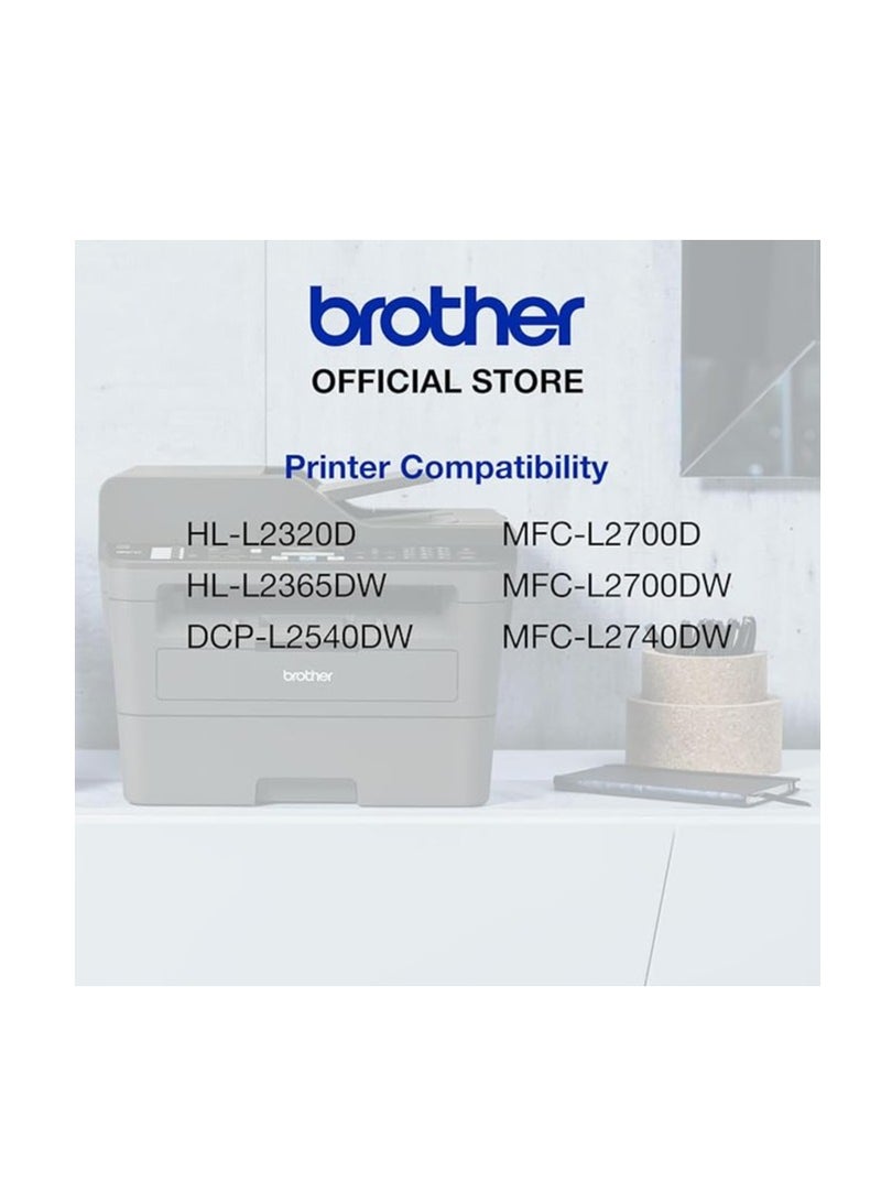 BROTHERS Brother TN-2305 Original Toner Cartridge – Black – Up to 1,200 Pages – Compatible with Brother HL-L2320D, DCP-L2520D, MFC-L2700DW - Image 2