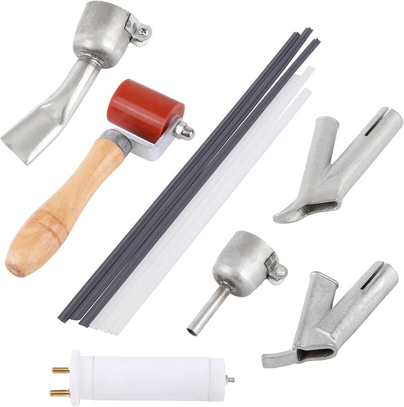 ANDOER 1600W Hot Air Welding Machine Kit Plastics Heat-Welders Tools Set With Welding Speed Nozzle & Roller Rod - Image 5