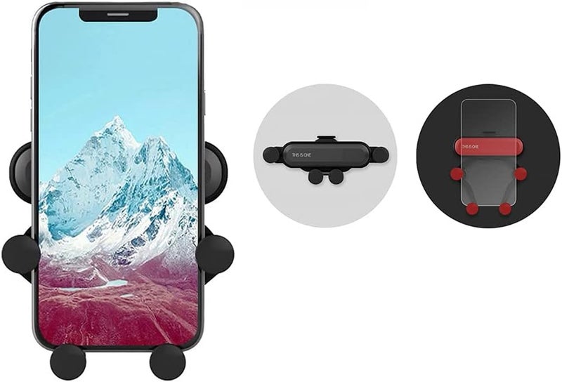 iends Ie-Ho10 Gravity Car Mobile Holder, Grey - Image 2