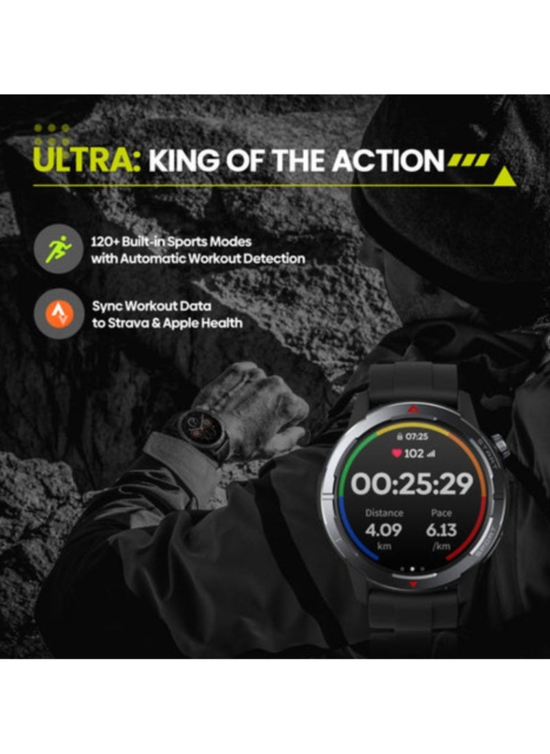 Zeblaze - New Zeblaze Stratos 3 Ultra GPS Smart Watch Built-in Dual-band GNSS Compass Barometric Altimeter 5 ATM Long Battery Life - Image 1