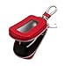 Yuoyar Key Fob Cover Universal Car Key Leather Case Fob Holder for Auto Remote Red - Image 2