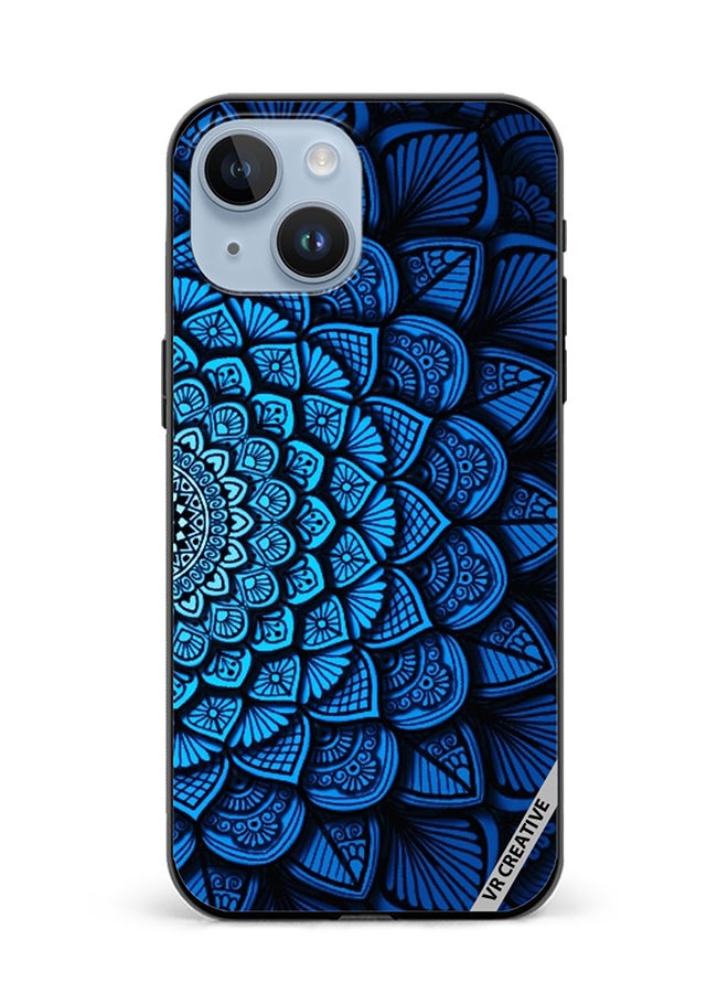 VR CREATIVE Protective Case Cover For Apple iPhone 15 Mandala Design Multicolour - Image 1