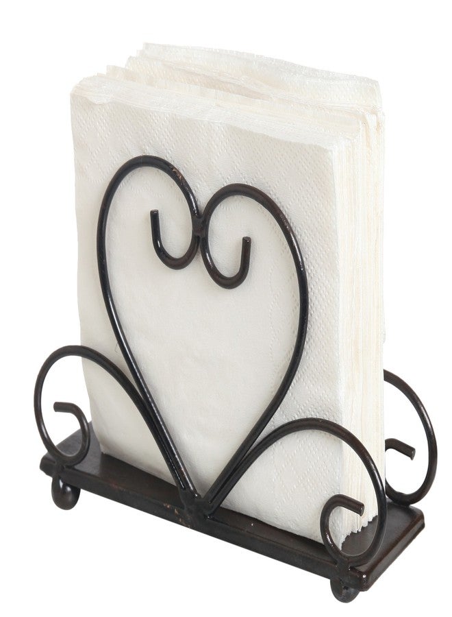 Owlgift Metal Table Napkin Holder Freestanding Tissue Dispenser (Black) - Image 1