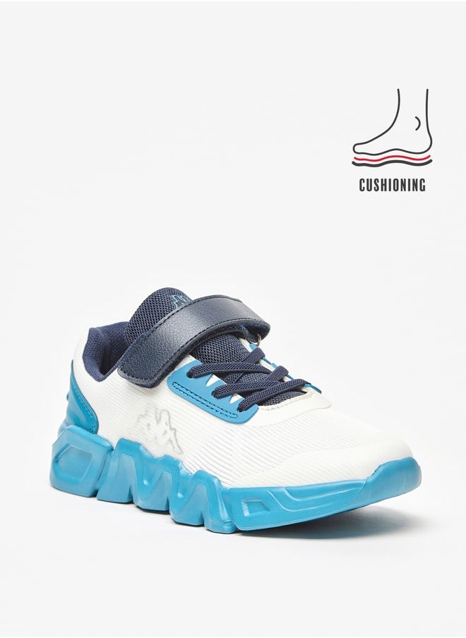 Kappa - Boys' Textured Sports Shoes with Hook and Loop Closure - Image 1