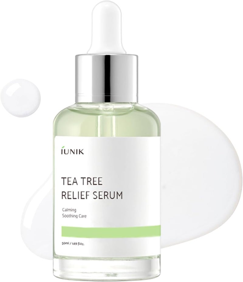 IUNIK Tea Tree Soothing & Moisturizing Facial Serum 50ml - Image 1