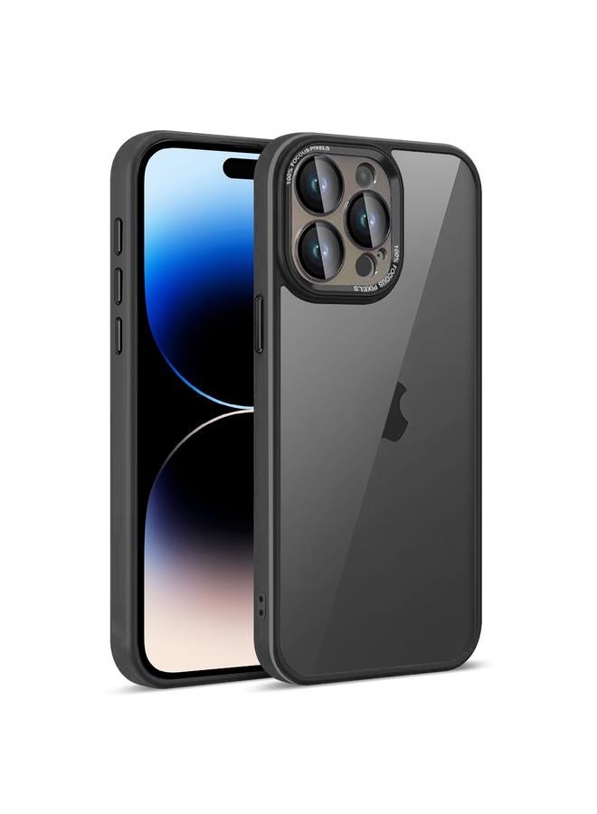 اس-توب جراب لهاتف iPhone 14 Pro مع غشاء عدسة ملون شفاف - Image 1