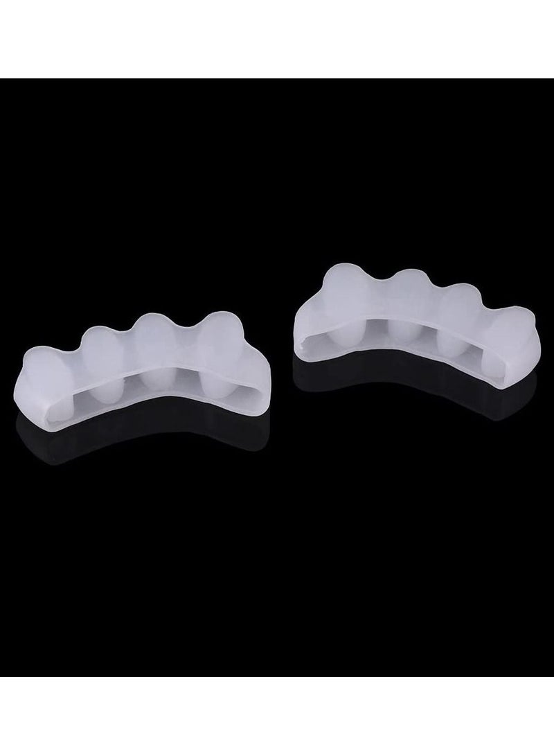1 Pair Silicone Hallux Valgus Corrector Toe Separators Bunion Correctors Foot Finger Splitter Thumb Spacer Feet Spreader - Image 4