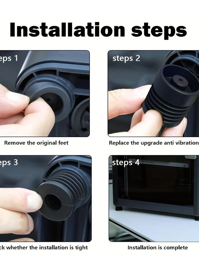 4 قطعة من أقدام مقاومة الاهتزاز لطابعة إليغو سينتاوري ثلاثية الأبعاد، وسادات امتصاص صدمات من السيليكون عالية المتانة - Image 4