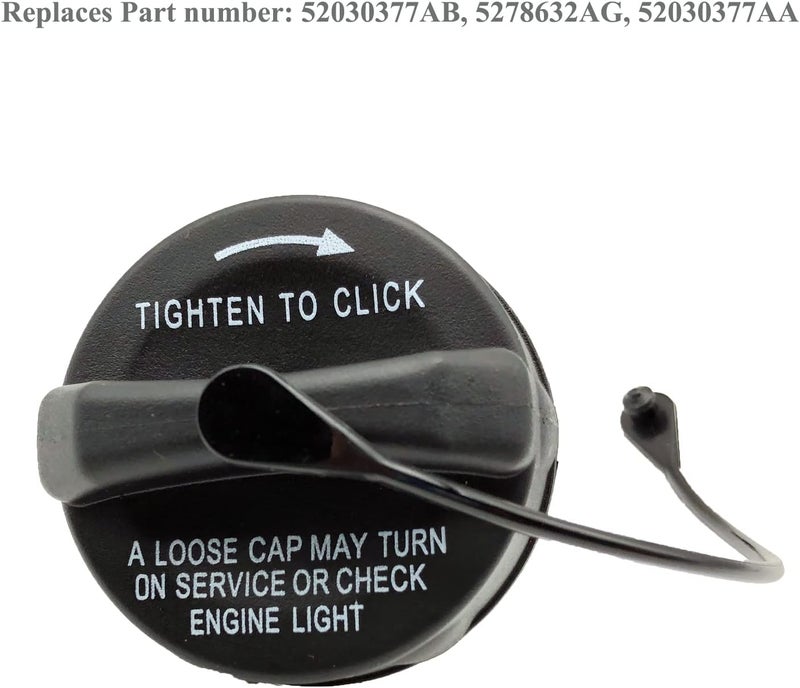 DUILEO Replacement Gas Cap for Chrysler, Dodge, Jeep, and Plymouth Vehicles - Image 2