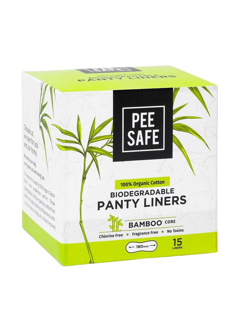 PEE SAFE Organic Cotton Panty Liners 15 Pcs - Image 3
