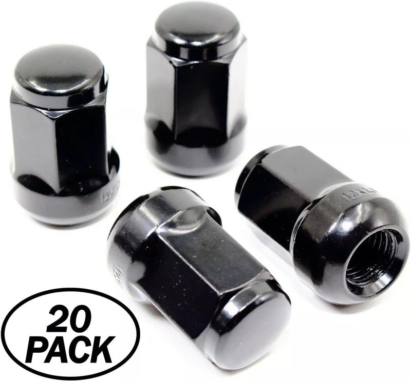 Veritek Performance Black Radius Lug Nuts Set - Image 2
