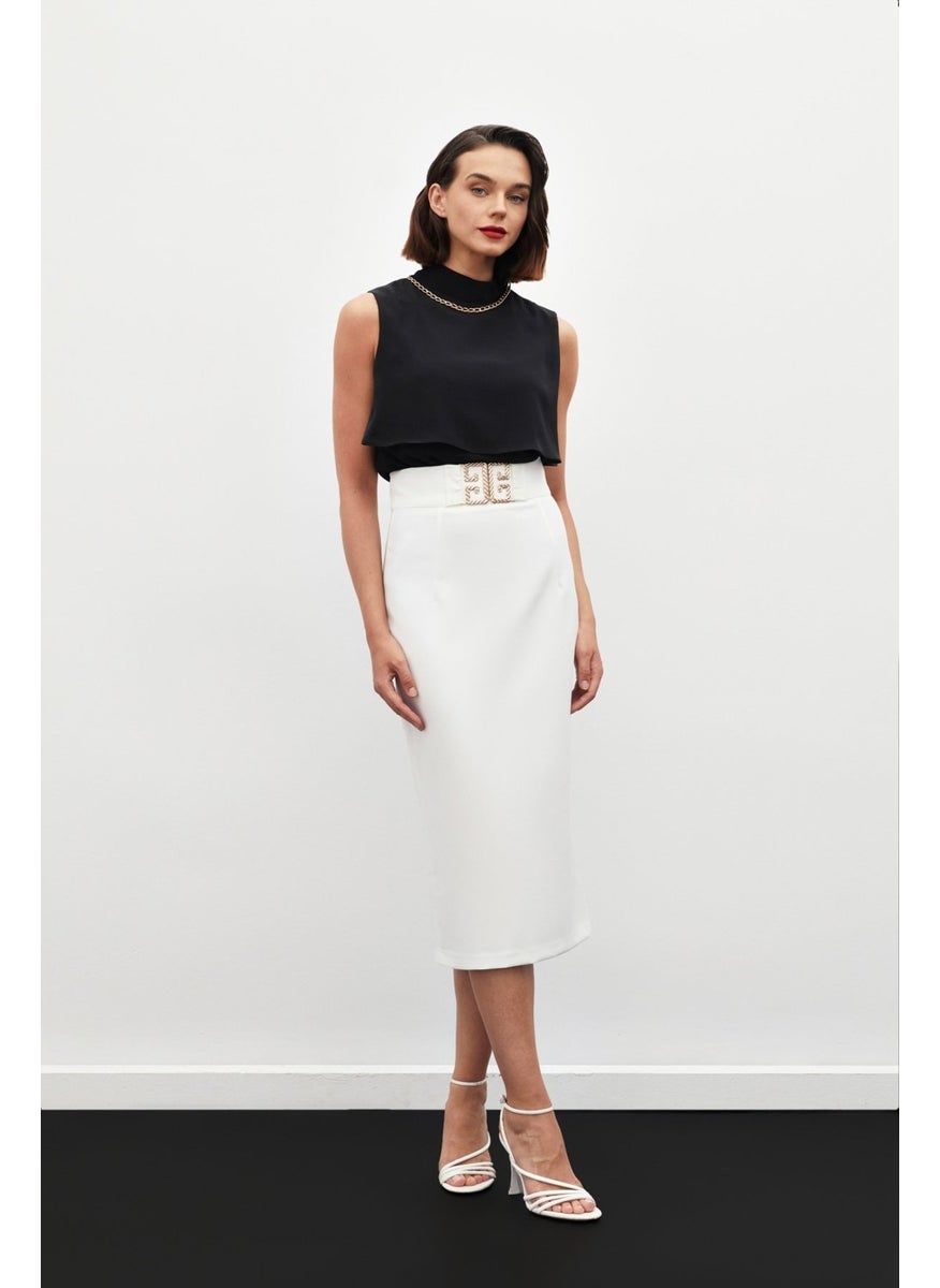 Accessory Detailed Pencil Skirt - Ecru - pzsku/Z03162E3386BB79755E47Z/45/_/1740639446/c5d335c1-a728-4db8-8e31-3336a6370480