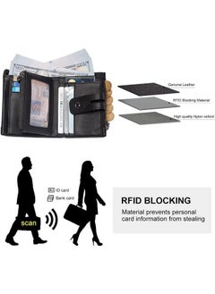SPIFFY Spiffy Faux Leather Black Stylish Wallet For Men And Women | Wallet Men | Rfid Wallet | Wallet For Women | Unisex Wallet  - Image 5