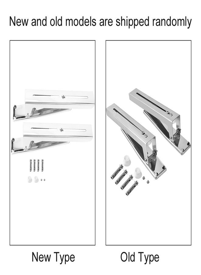 Cocoarm Microwave Shelf Wall Mount, Stainless Steel Under Cabinet Microwave Mount Foldable Stretch Wall Mount Oven Bracket Stability Microwave Holder - Image 5