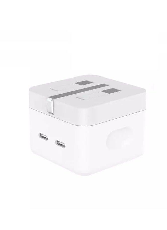 RUKYU iphone 35W Super Fast Charger Adapter  ,Compatiable for PD 35W Dual Type-C Ports Charger Plug for iPhone/iPad Series(35W)  - Image 5