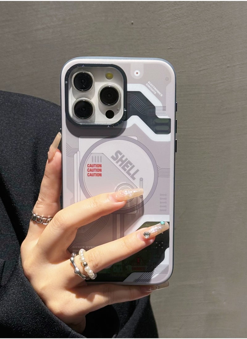 Color Fans - Magnetic Electronics-Inspired Case for iPhone 15 Pro Max - Image 1