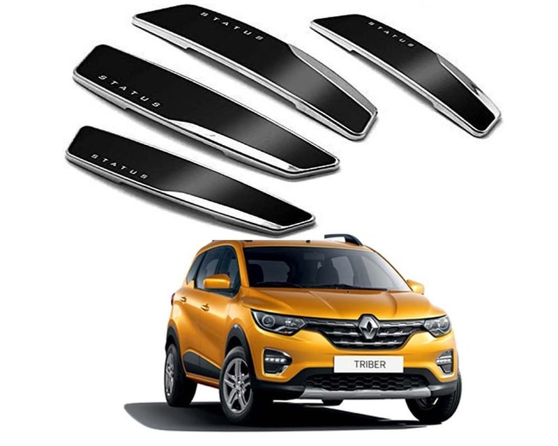 Auto E-Shopping Status Car Door Guard Edge Protector Black Color for Triber Set of 4 Pieces - Image 1