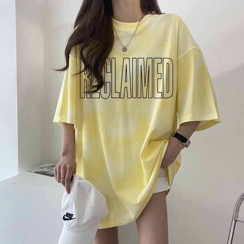 Summer Korean Style Trendy Short-Sleeved T-Shirt Women'S 2024 Japanese Large Edition Western Style Loose Design Sense Trendy Brand - Image 3