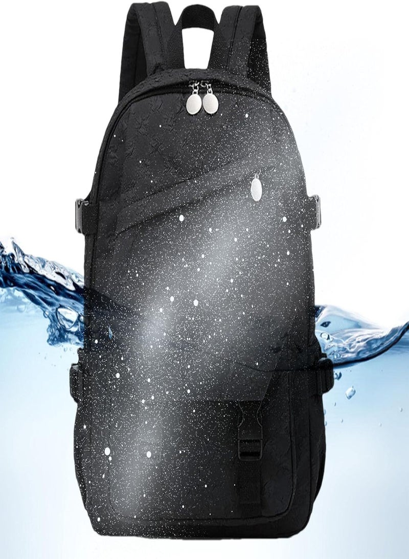 GGOOT Fashion Checkerboard Backpack | Lightweight Student Shoulder Bag | Waterproof Backpack with Adjustable Shoulder Straps for Comfort and Breathability - Image 1