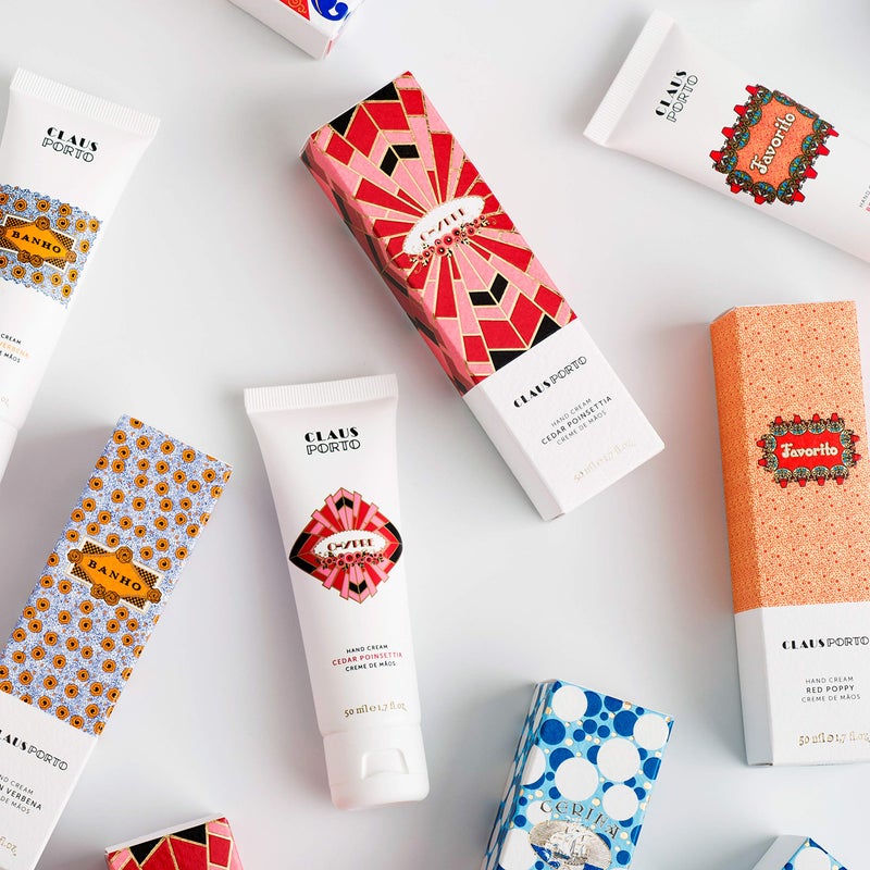 Claus Porto - Chypre Cedar Poinsettia Hand Cream | Silky, Fast-Absorbing, Nourishing | Softens Cuticles | Restorative, Aromatic, Floral (50g | 1.7 oz) - Image 3