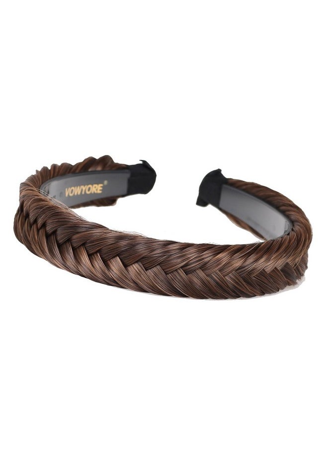 Wide Fishtail Braid Headband With Teeth Braided Headband Wide Plaited Braids Accessories Classic Chunky Fishtail Braided Hair Band Synthetic Hairpiece Girls And Women Beauty Accessory - pzsku/Z031720694E41AD173F7FZ/45/_/1718614285/8938a4d5-31ac-4af0-b5fb-2363701cabc2