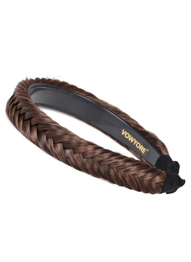 Wide Fishtail Braid Headband With Teeth Braided Headband Wide Plaited Braids Accessories Classic Chunky Fishtail Braided Hair Band Synthetic Hairpiece Girls And Women Beauty Accessory - pzsku/Z031720694E41AD173F7FZ/45/_/1718614287/22318c9d-1845-45f0-a994-aa13c05c9fa4