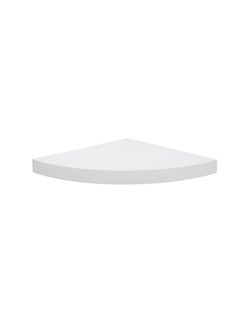Feelings FLOATING WALL SHELF CORNER WHITE SIZE: 29.5X29.5X3CM  - Image 1