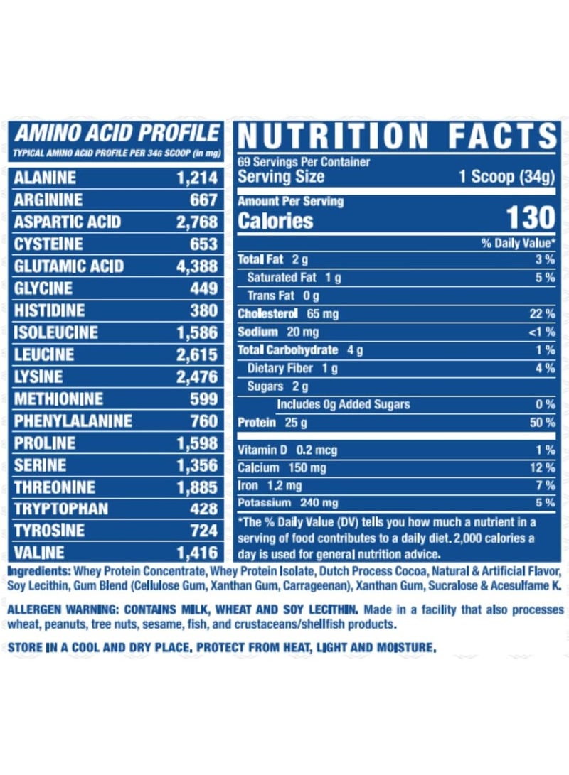 روني كولمان، كينغ واي، 25 جرام بروتين، 5 باوند، نكهة براوني الشوكولاتة، 69 حصة - Image 2