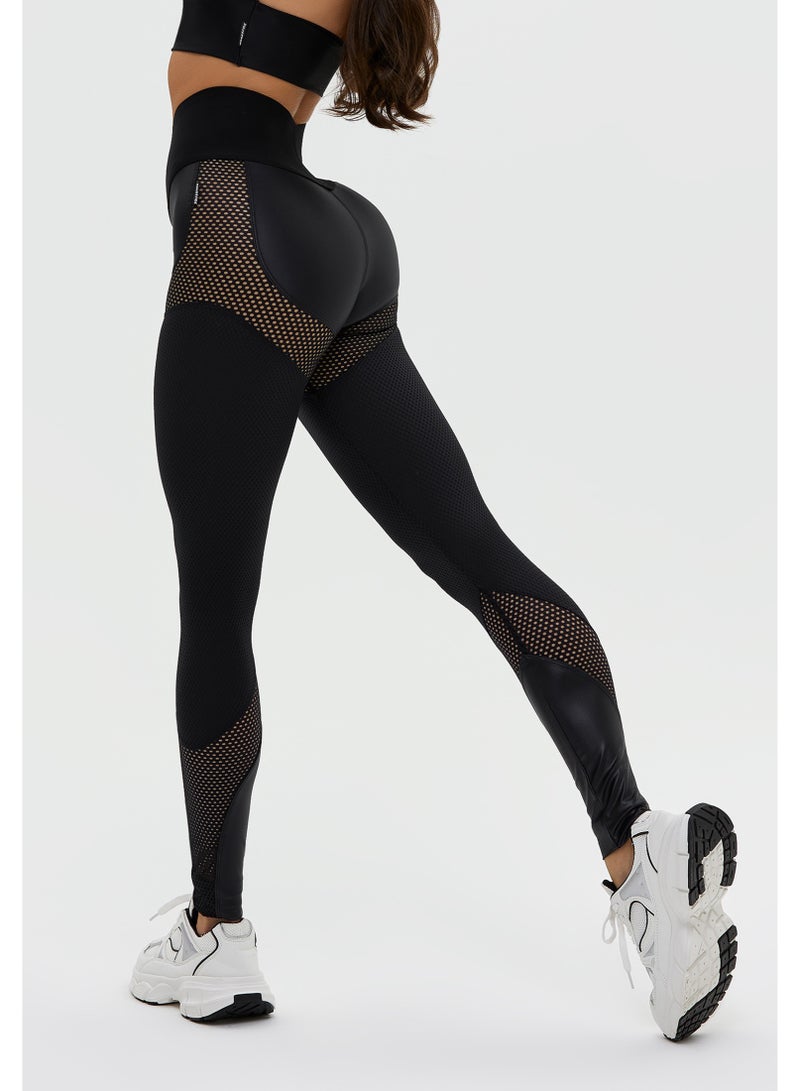 Bona Fide Premium Quality High Waisted Leggings for Women with Unique Design and Tummy Control - Womens Workout Leggings - Image 1