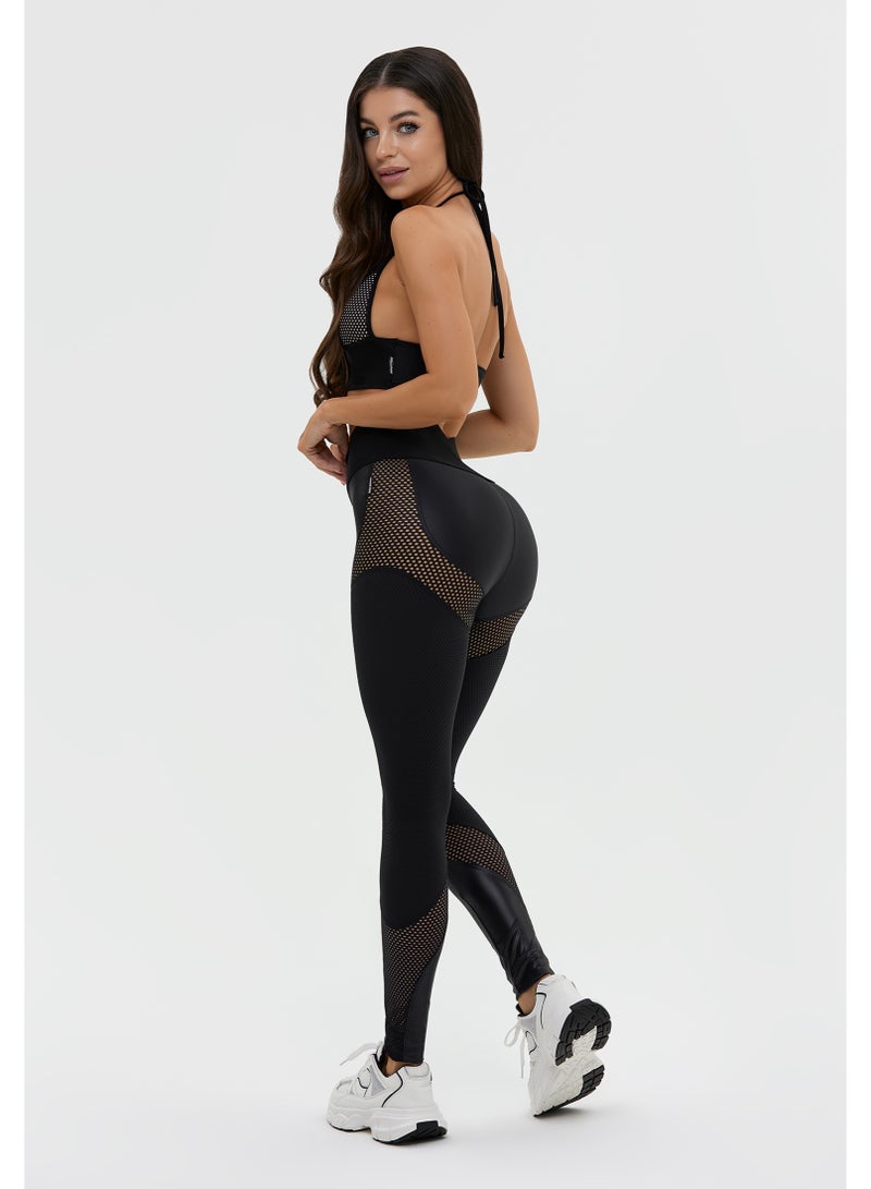 Bona Fide Premium Quality High Waisted Leggings for Women with Unique Design and Tummy Control - Womens Workout Leggings - Image 3