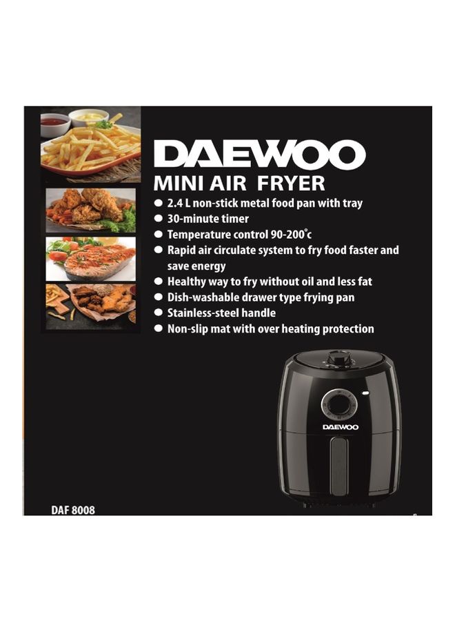 DAEWOO Air Fryer Capacity - 90 Degree C - 200 Degree C - Image 3