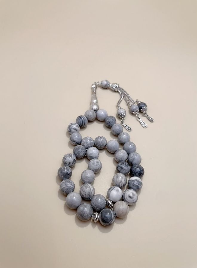 General 33 Natural Jade Prayer BeadsTasbih/10mm  - Image 5