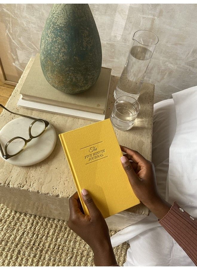 Intelligent Change The Five Minute Journal Original Daily Gratitude Journal 2023 Manifestation Journal For Mindfulness Undated Daily Journal With Gold Foiling Plasticfree Yellow Intelligent Change  - Image 5