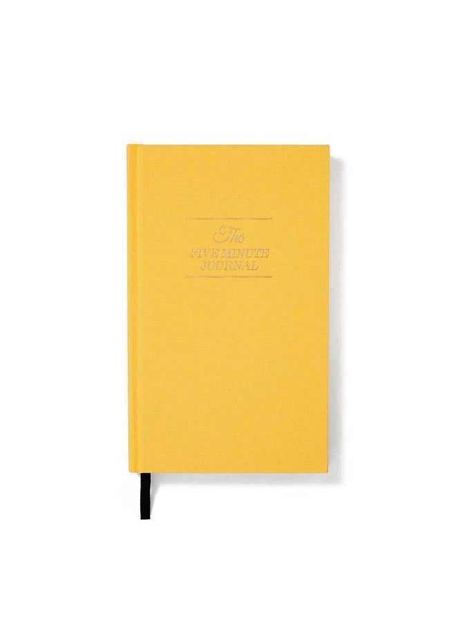 Intelligent Change The Five Minute Journal Original Daily Gratitude Journal 2023 Manifestation Journal For Mindfulness Undated Daily Journal With Gold Foiling Plasticfree Yellow Intelligent Change  - Image 1