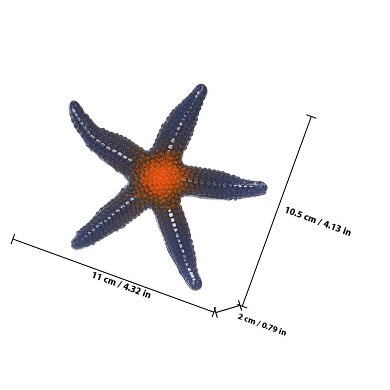 8Pcs Sea Star Decoration Beach Themed Artificial Sea Star Prop Models Ornament - Image 2