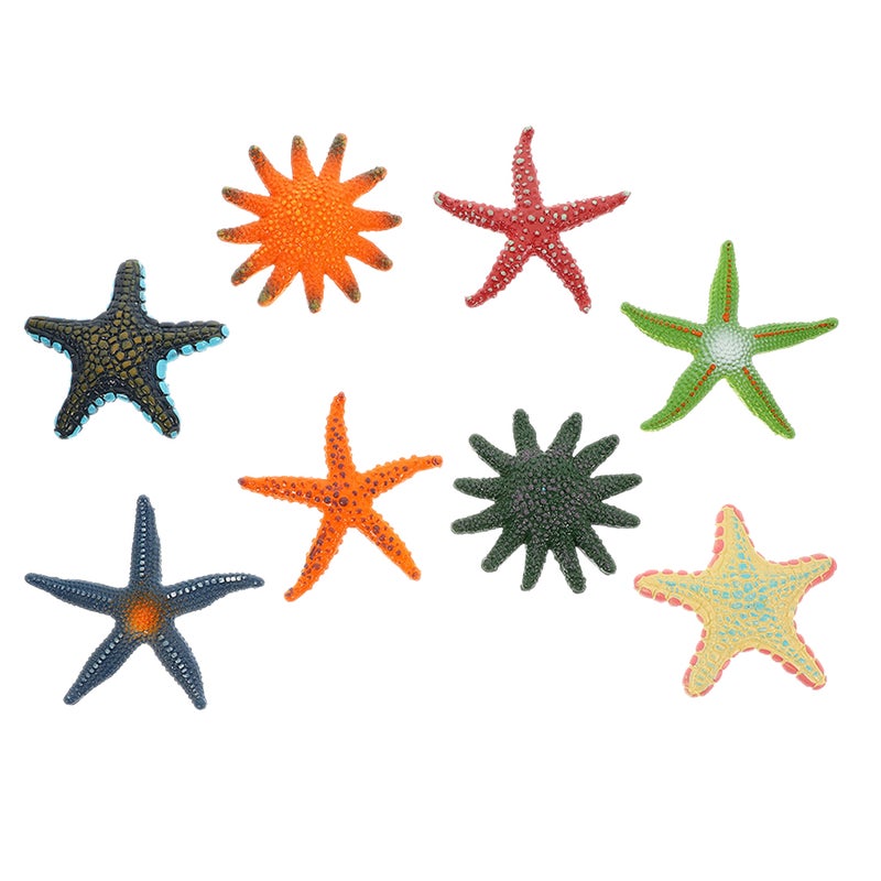 8Pcs Sea Star Decoration Beach Themed Artificial Sea Star Prop Models Ornament - Image 5