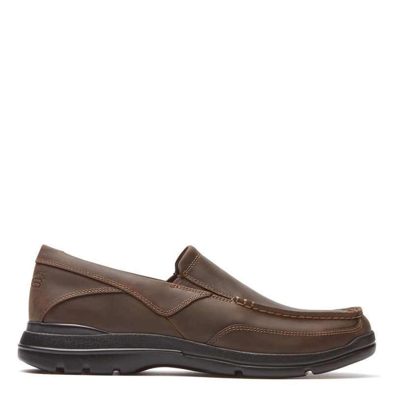 Rockport Men's Junction Point Slip-on, Chocolate, 10.5 Wide - Image 3