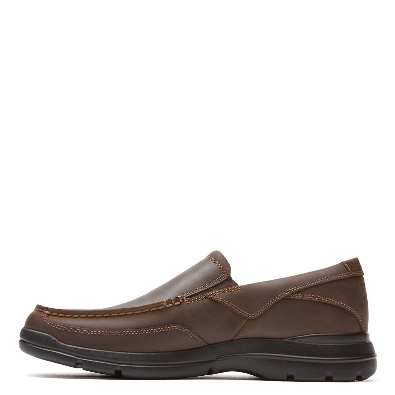 Rockport Men's Junction Point Slip-on, Chocolate, 10.5 Wide - Image 4