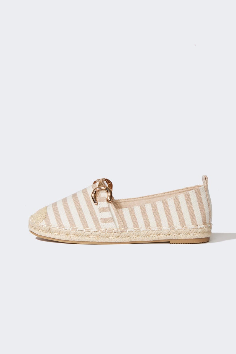 DeFacto Beige Woman Flat Sole Espadrille Shoes Casual - Image 5