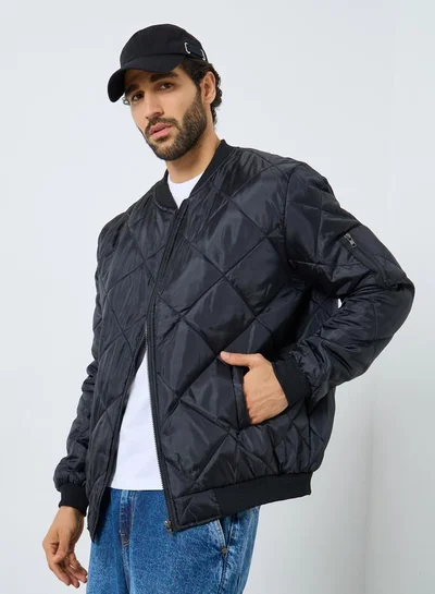 Styli Men Relaxed Fit Lightweight Casual Jacket