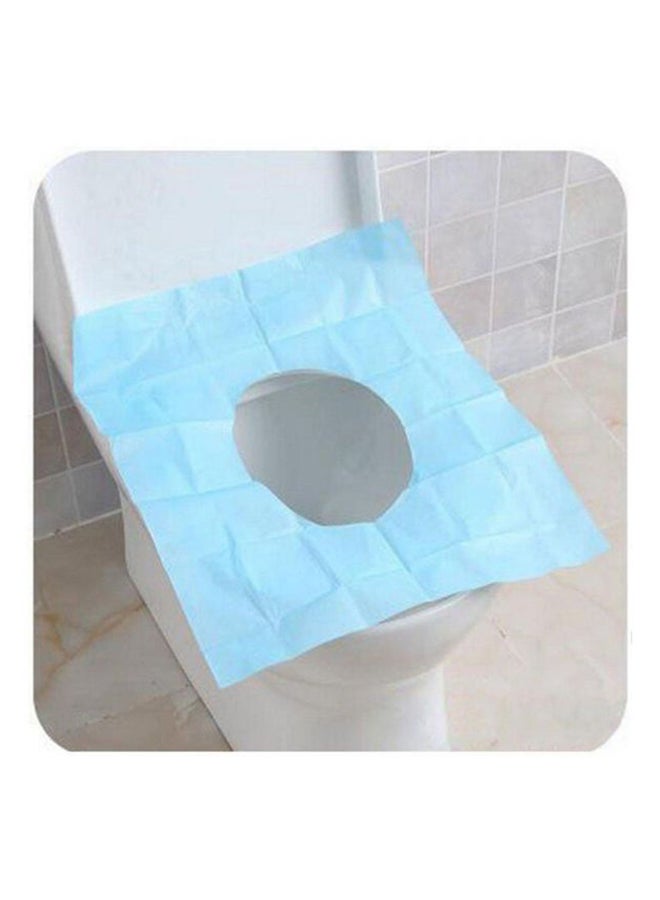 Better Look 30-Piece Disposable Toilet Seat Cover Set Blue - Image 2
