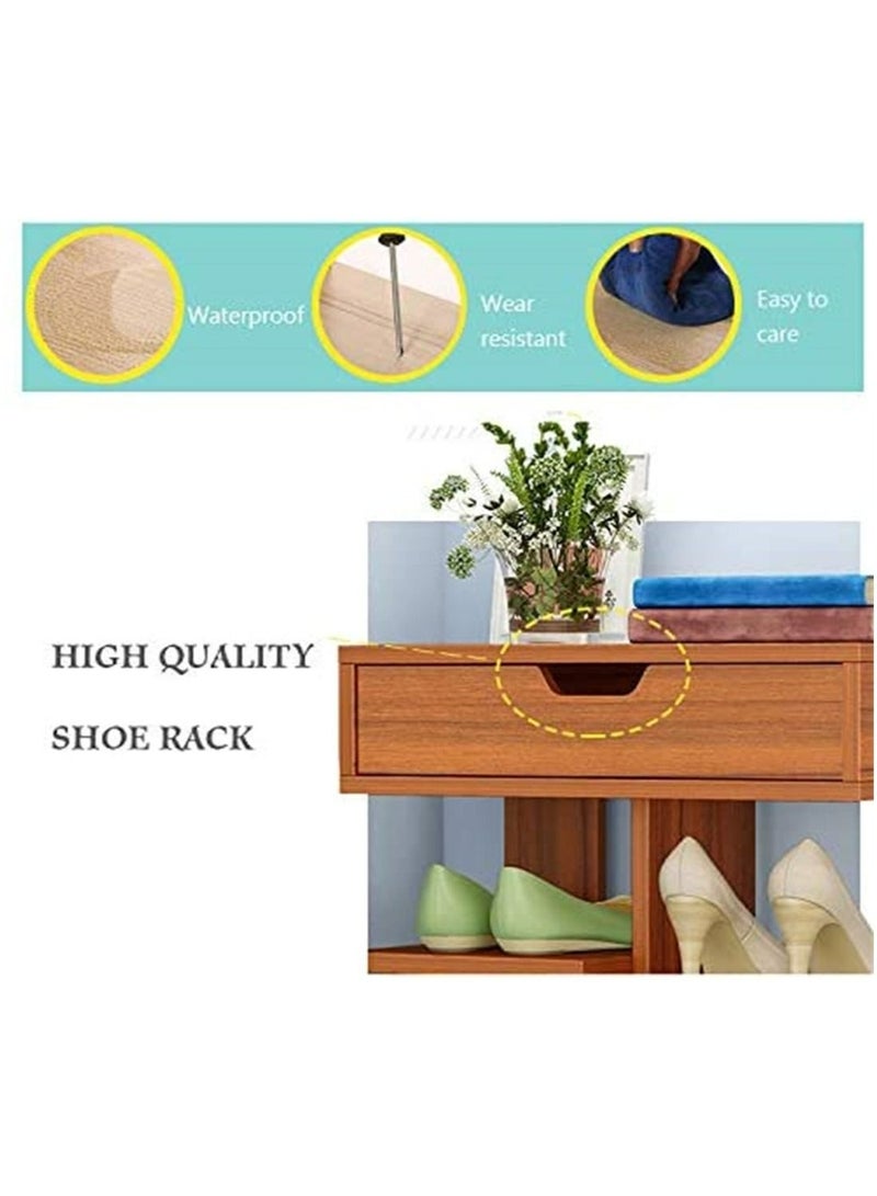 RollsTimi  8-Tier Wooden Sturdy Freestanding Multifunction Shoe RACK - Image 2