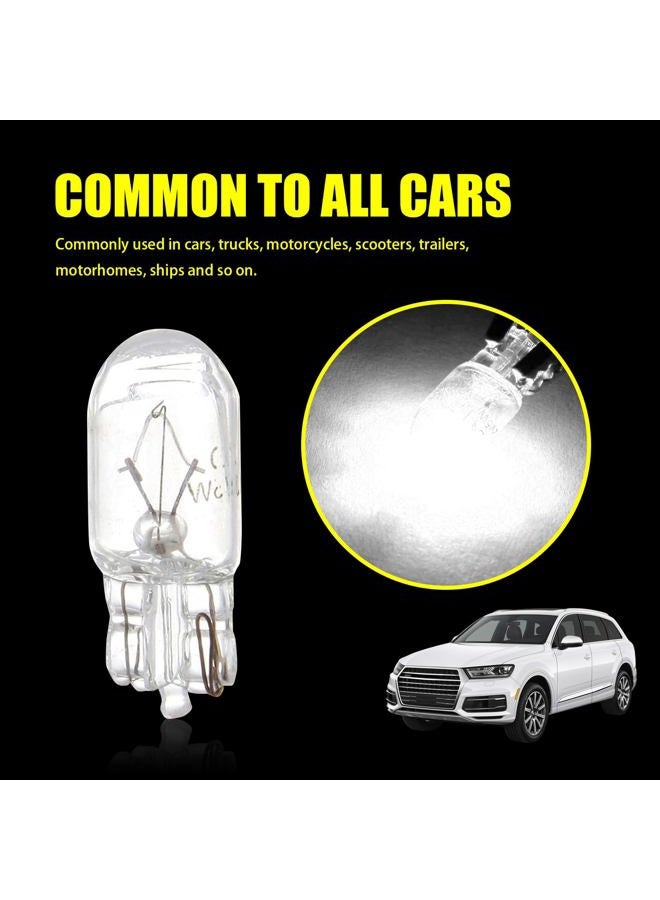 Tesnaao Pack-10 T10 Car Brake Lights, 1891/7443 5W Double-wire Vehicle Turn Signal Tail Light Replacements, Universal Waterproof Automotive Lighting Accessories for Truck SUV Car (White Light) - Image 5